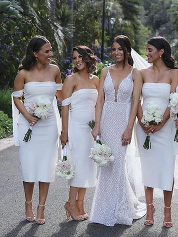 Off The Shoulder Bridesmaid Dresses, Popular 2020 Bridesmaid Dresses, Wedding Guest Dresses