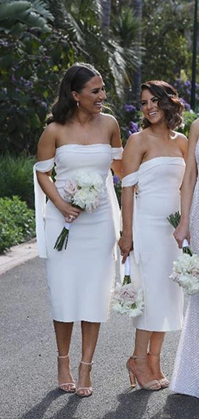 Off The Shoulder Bridesmaid Dresses, Popular 2020 Bridesmaid Dresses, Wedding Guest Dresses