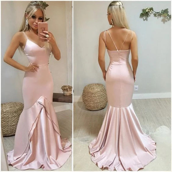 Elegant Mermaid Long Prom Dresses, Modest Evening Party Prom Dresses, 2020 Dresses