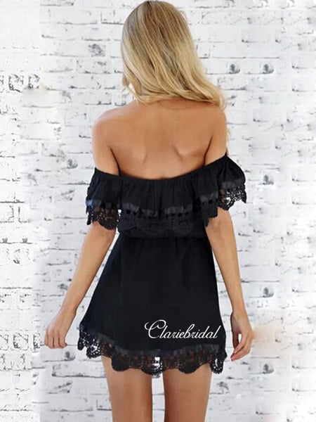 Off The Shoulder Homecoming Dresses, Fashion Short Prom Dresses