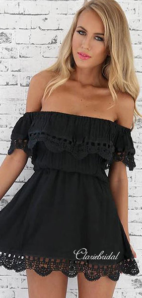 Off The Shoulder Homecoming Dresses, Fashion Short Prom Dresses