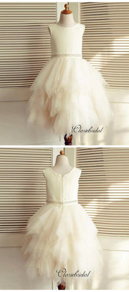 Cute Little Girl Dresses, Fluffy Wedding Flower Girl Dresses