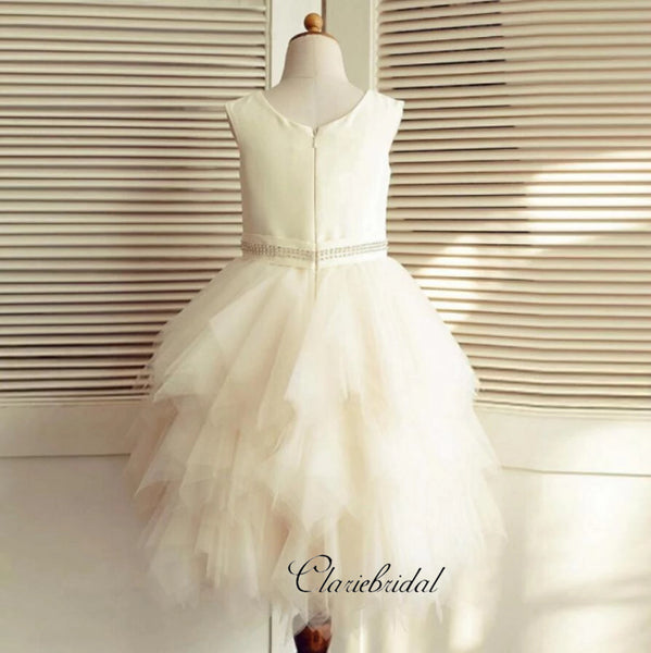 Cute Little Girl Dresses, Fluffy Wedding Flower Girl Dresses