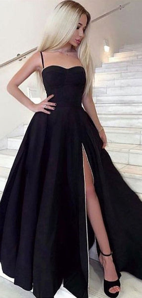Sweetheart Newest Evening Party Long Prom Dresses, A-line Popular Prom Dresses