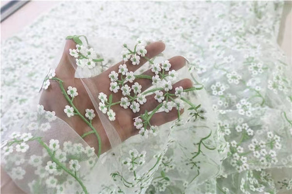 Illusion Puff Sleeves Mint Prom Dresses, Tea Length Prom Dresses, 2022 Prom Dresses, Newest Prom Dresses, Affordable Prom Dresses