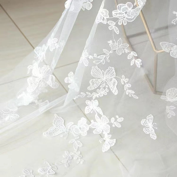 Sage Green 3D Butterfly Lace Prom Dresses, Side Slit Prom Dresses, A-line Prom Dresses, Newest Prom Dresses