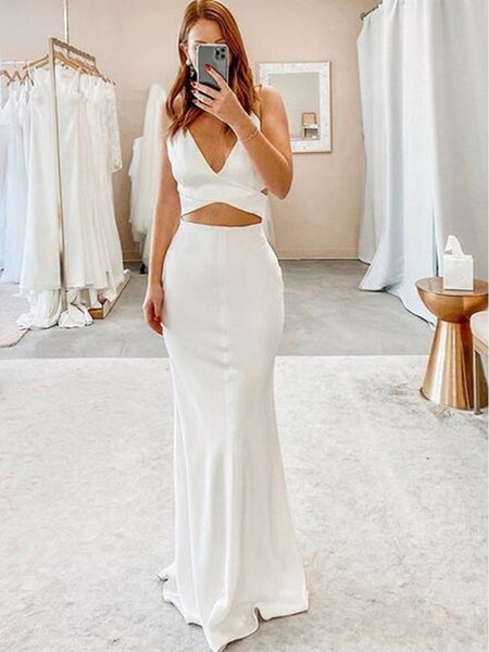 Simple Design Long Prom Dresses, Mermaid Prom Dresses