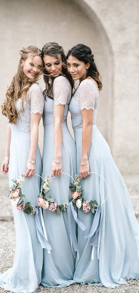 Fancy Lace 2020 Long Bridesmaid Dresses, Newest Wedding Guest Dresses