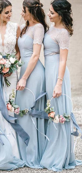 Fancy Lace 2020 Long Bridesmaid Dresses, Newest Wedding Guest Dresses