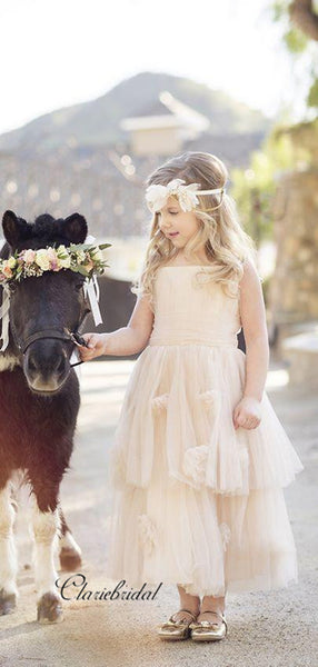 Princess Fluffy Flower Girl Dresses, Lovely Flower Girl Dresses