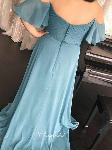 Off The Shoulder Bridesmaid Dresses, Popular Chiffon Bridesmaid Dresses