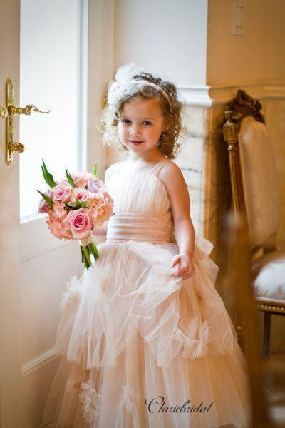 Princess Fluffy Flower Girl Dresses, Lovely Flower Girl Dresses