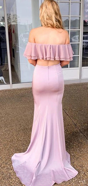 Off The Shoulder Popular Long Prom Dresses, Newest Mermaid Prom Dresses 2020