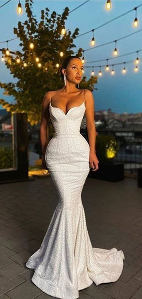 Sexy Mermaid 2021 Long Prom Dresses, Newest Evening Party Dresses