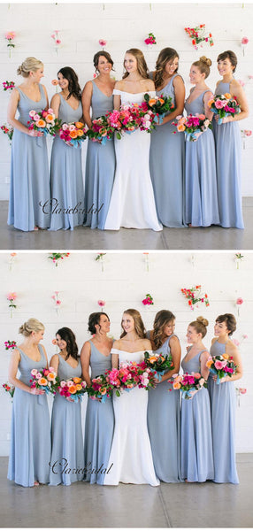 Blue A-line Bridesmaid Dresses, Popular Bridesmaid Dresses