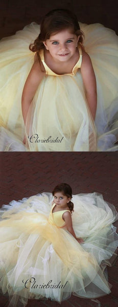 A-line Tulle Little Girl Princess Flower Girl Dresses