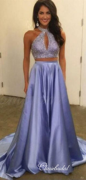 Popular Two Pieces Prom Dresses, Fancy Prom Dresses, Party Prom Dresses