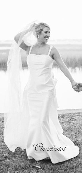 Simple Custom Design Wedding Dresses, Popular Wedding Dresses, Fashion Bridal Gowns