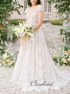 Popular Lace Summer Wedding Dresses, Elegant Bridal Gowns, Wedding Dresses