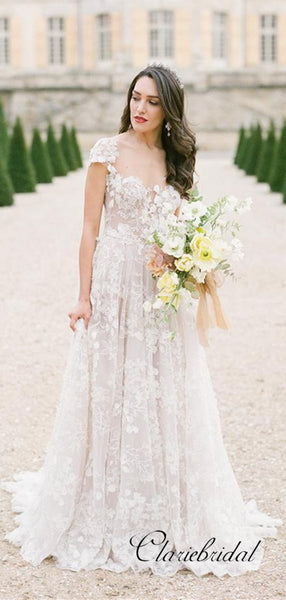 Popular Lace Summer Wedding Dresses, Elegant Bridal Gowns, Wedding Dresses