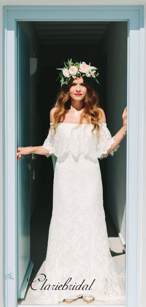 New Fashion Lace Wedding Dresses, Popular Beach Wedding Dresses