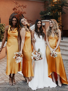 Mismatched Long Bridesmaid Dresses, Popular 2022 Bridesmaid Dresses, Affordable Bridesmaid Dresses