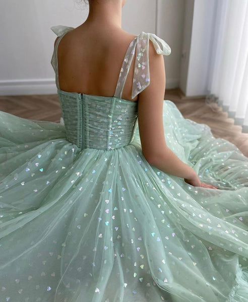 Sweet Heart Design A-line Popular Long Prom Dresses, Fashion Evening Dresses, Girl Prom Dresses