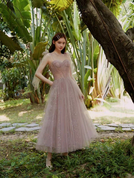 Elegant Shiny Long 2021 Prom Dresses, Popular Prom Dresses, A-line Prom Dresses