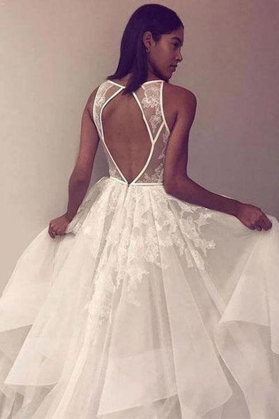 Popular Tulle Lace Wedding Dresses, Bridal Gown, Long Wedding Dresses, Affordable Wedding Dresses