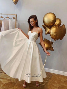 Sweetheart Simple Design Wedding Dresses, Cheap Wedding Dresses, Bridal Gowns